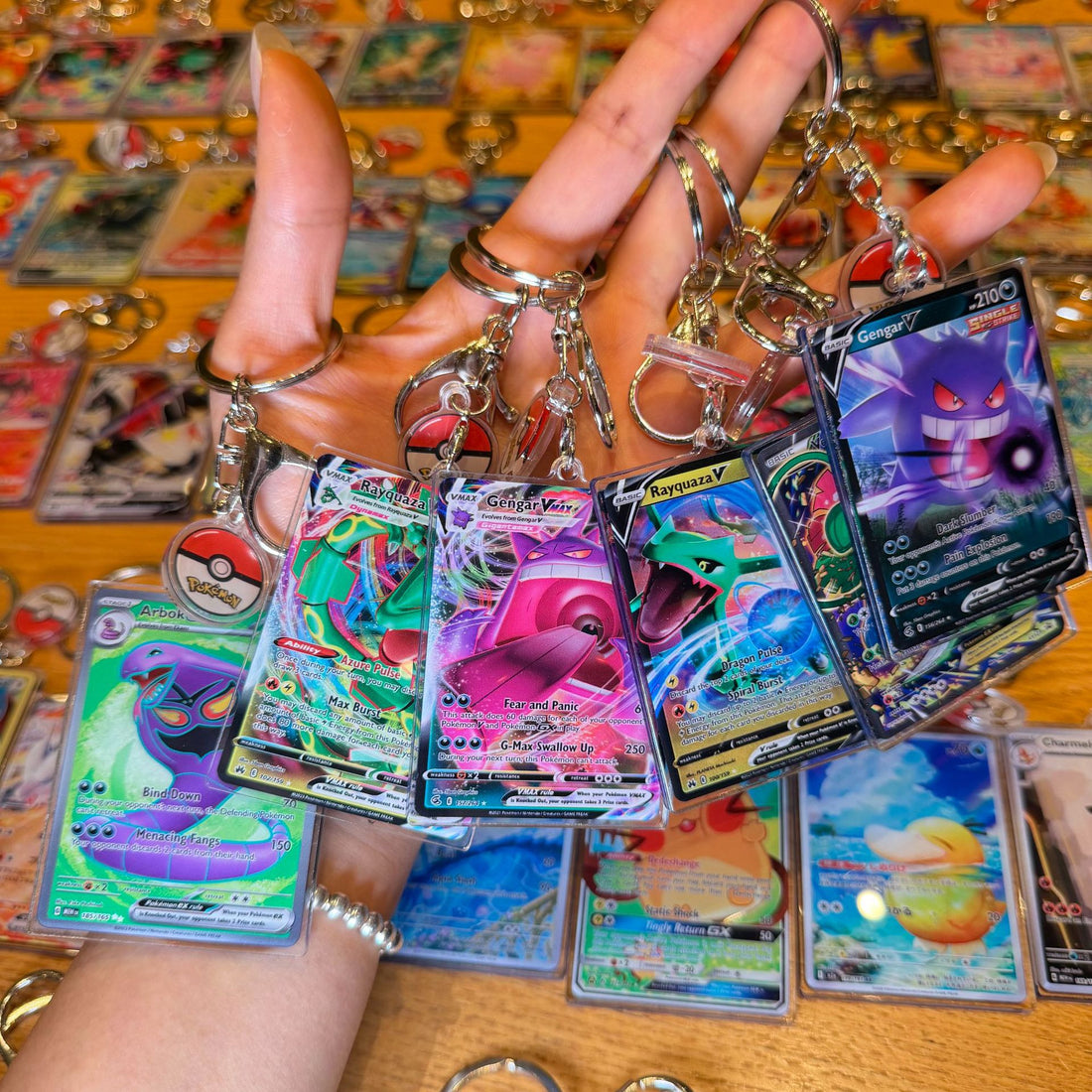 Double-Sided Acrylic Card Keychain | Monster Card Series | 49 Styles