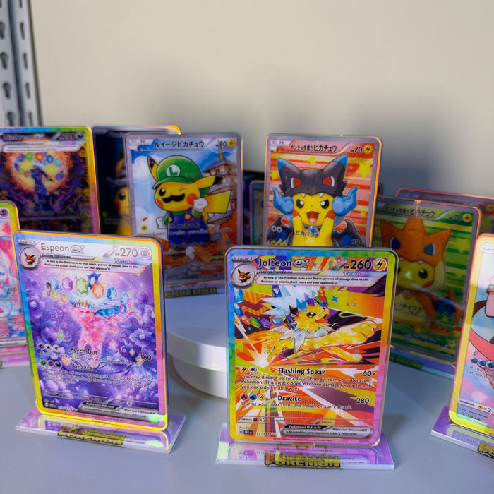 Holographic Acrylic Card Display Stand | Costume Pika Series | 31 Styles