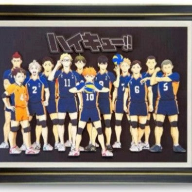 3D Paper Carving Art Print | Anime Wall Decor | 47 Designs - Style 34