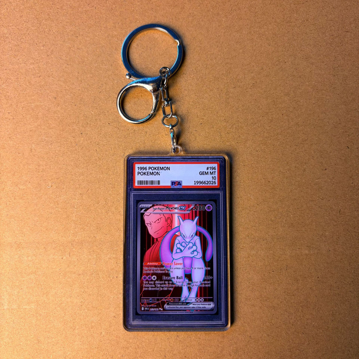 Mini Graded-Slab Card Keychain | Acrylic Collector Slab | 70 Styles - Style 66