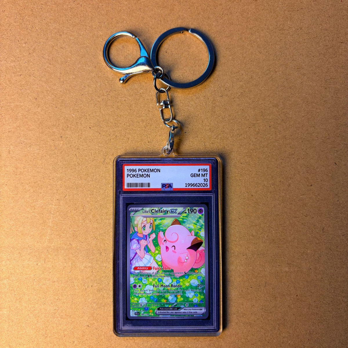 Mini Graded-Slab Card Keychain | Acrylic Collector Slab | 70 Styles - Style 36
