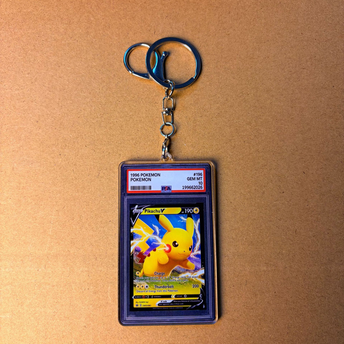 Mini Graded-Slab Card Keychain | Acrylic Collector Slab | 70 Styles - Style 51