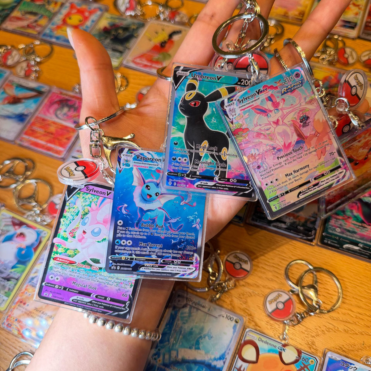 Double-Sided Acrylic Card Keychain | Monster Card Series | 49 Styles