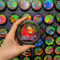 LED Light-Up 3D Paper-Cut Round Fridge Magnet | Creature Collection | 35 Styles - Style 01