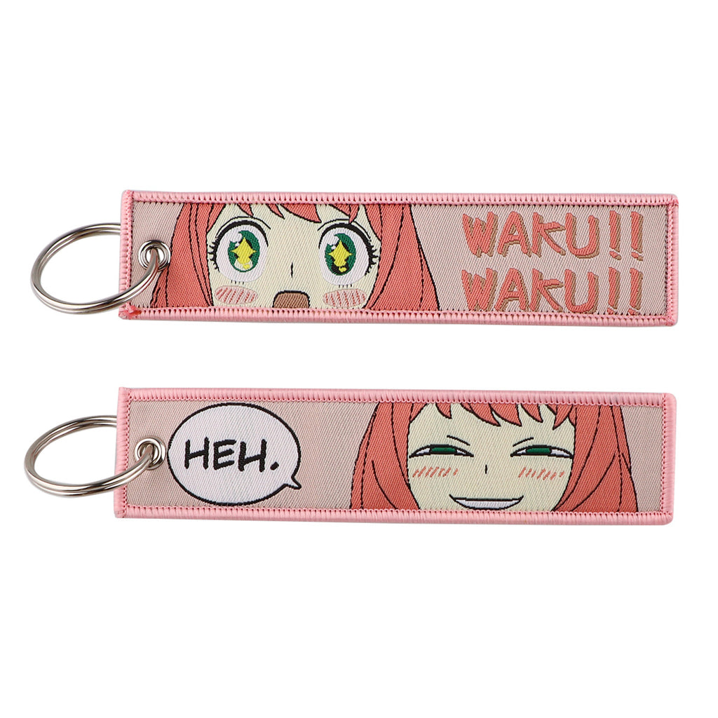 Woven Fabric Keychain | Spy & Mecha Collection | 11 Styles - Style 01