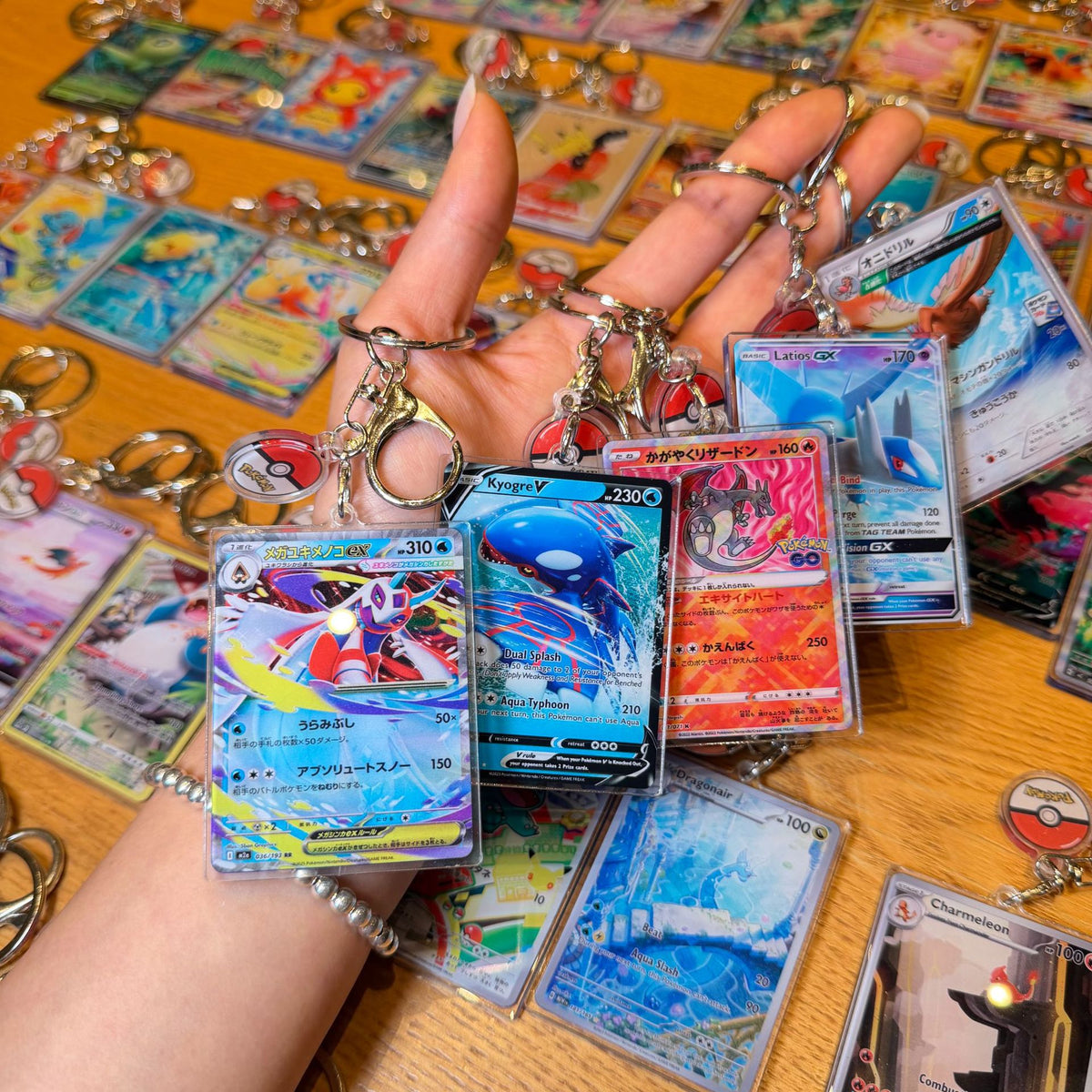 Double-Sided Acrylic Card Keychain | Monster Card Series | 49 Styles