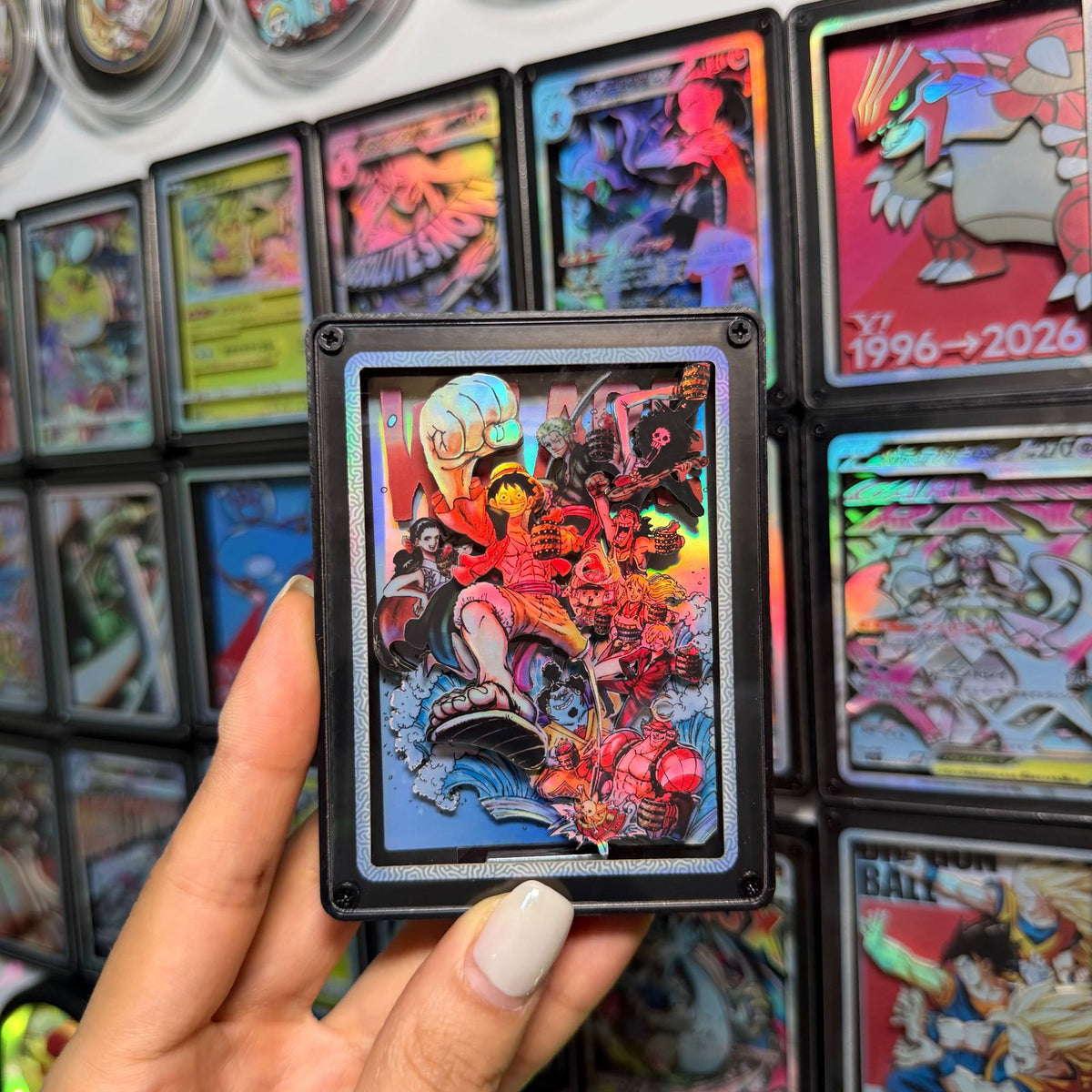 3D holographic paper-cut fridge magnet - Style 05