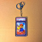 Mini Graded-Slab Card Keychain | Acrylic Collector Slab | 70 Styles
