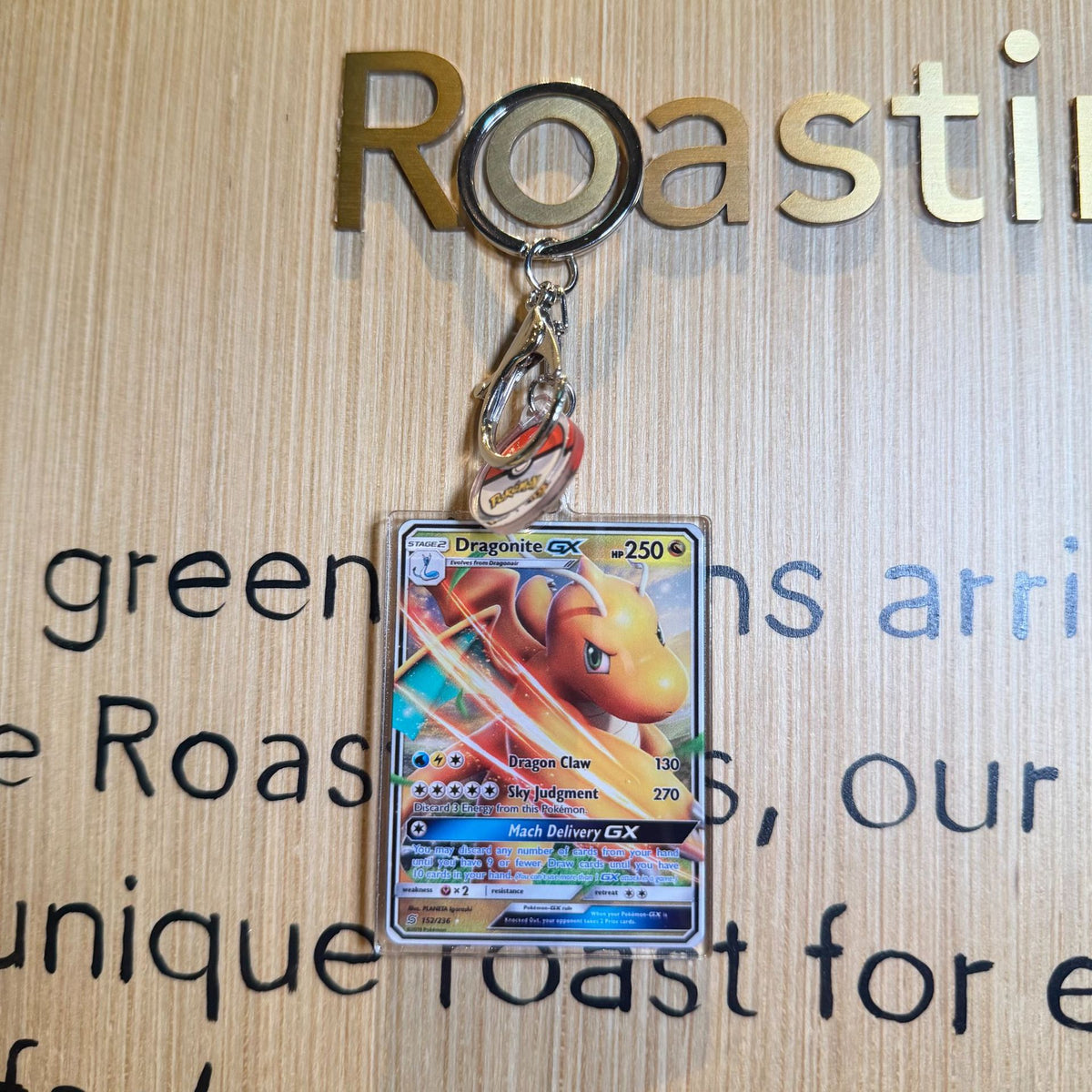 Acrylic Card Keychain with Ball Charm | Monster Card Series Vol.2 | 50 Styles - Style 27
