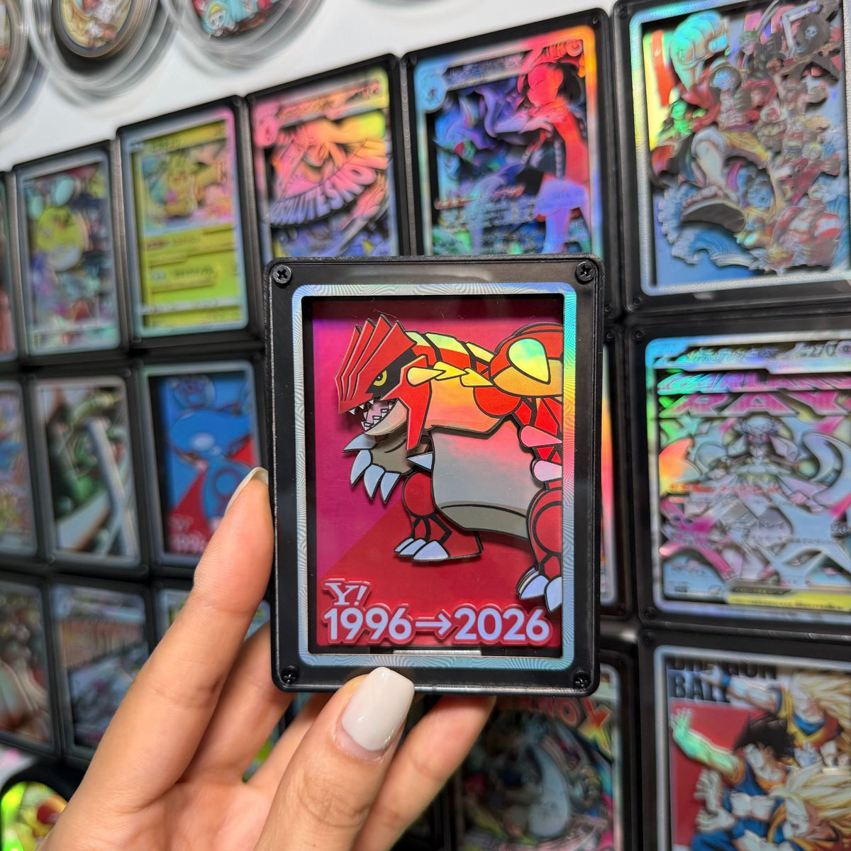 3D holographic paper-cut fridge magnet - Style 04