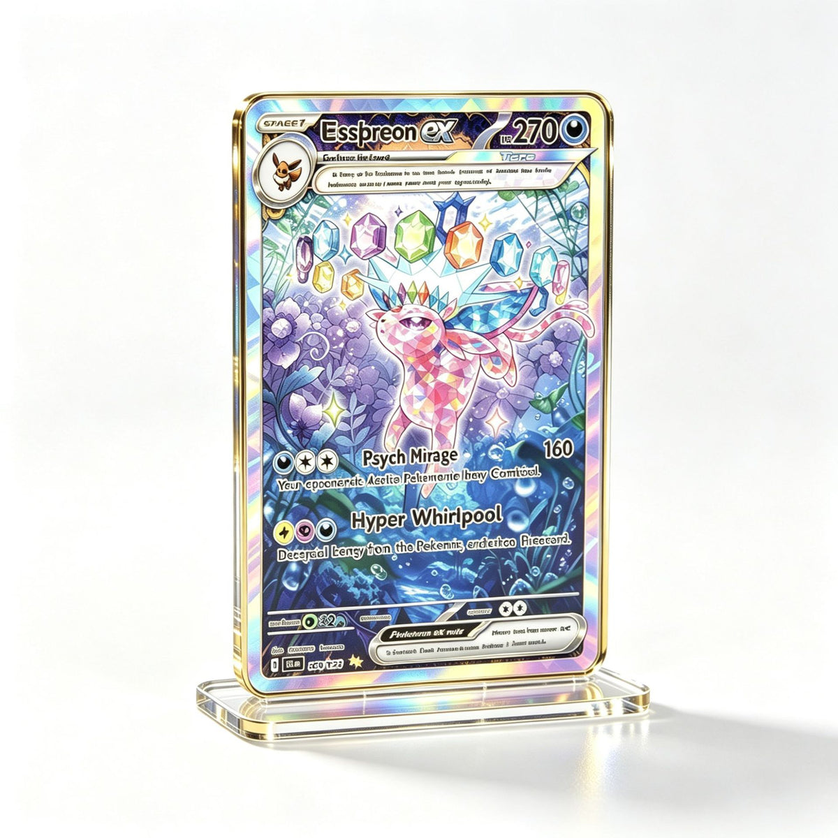 Holographic Acrylic Card Display Stand | Costume Pika Series | 31 Styles - Style 08