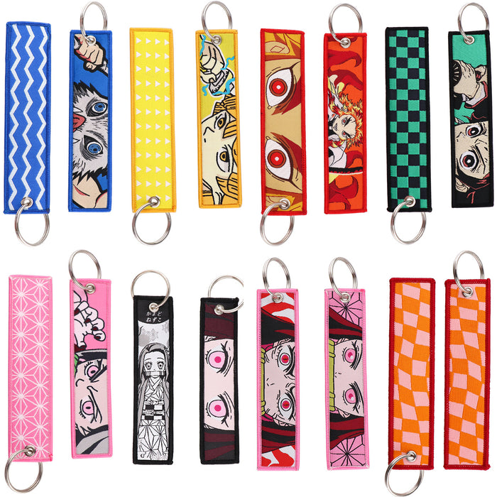 Woven Fabric Keychain | Demon Hunter Collection | 42 Styles