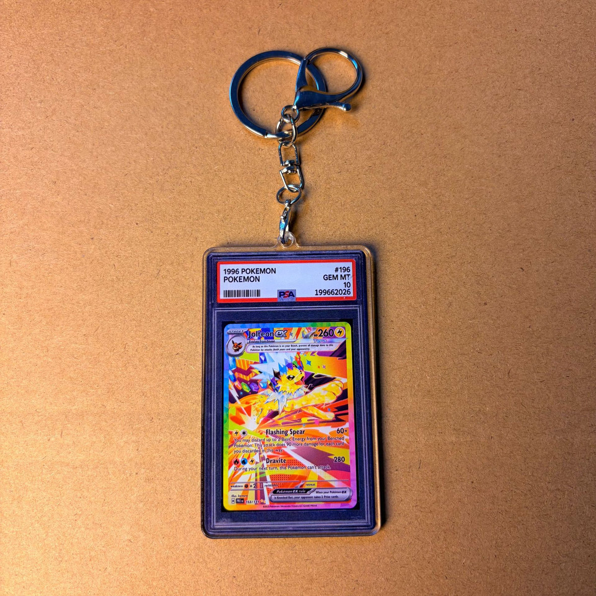 Mini Graded-Slab Card Keychain | Acrylic Collector Slab | 70 Styles - Style 12