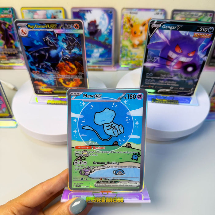 Holographic Acrylic Card Display Stand | Costume Pika Series | 31 Styles