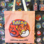 Pikachu 30th Anniversary Canvas Tote Bag | Pokémon Print | 42 Styles