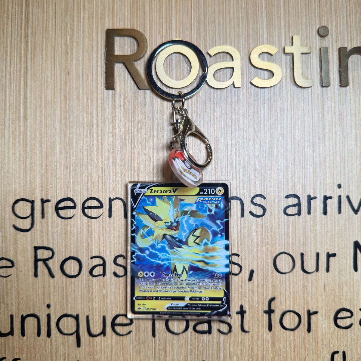 Acrylic Card Keychain with Ball Charm | Monster Card Series Vol.2 | 50 Styles - Style 07