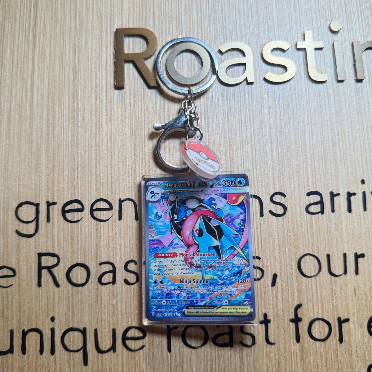 Double-Sided Acrylic Card Keychain | Monster Card Series | 49 Styles - Style 37