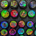 LED Light-Up 3D Paper-Cut Round Fridge Magnet | Creature Collection | 35 Styles
