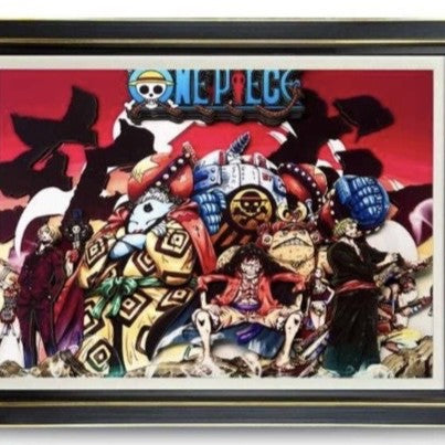 3D Paper Carving Art Print | Anime Wall Decor | 47 Designs - Style 16