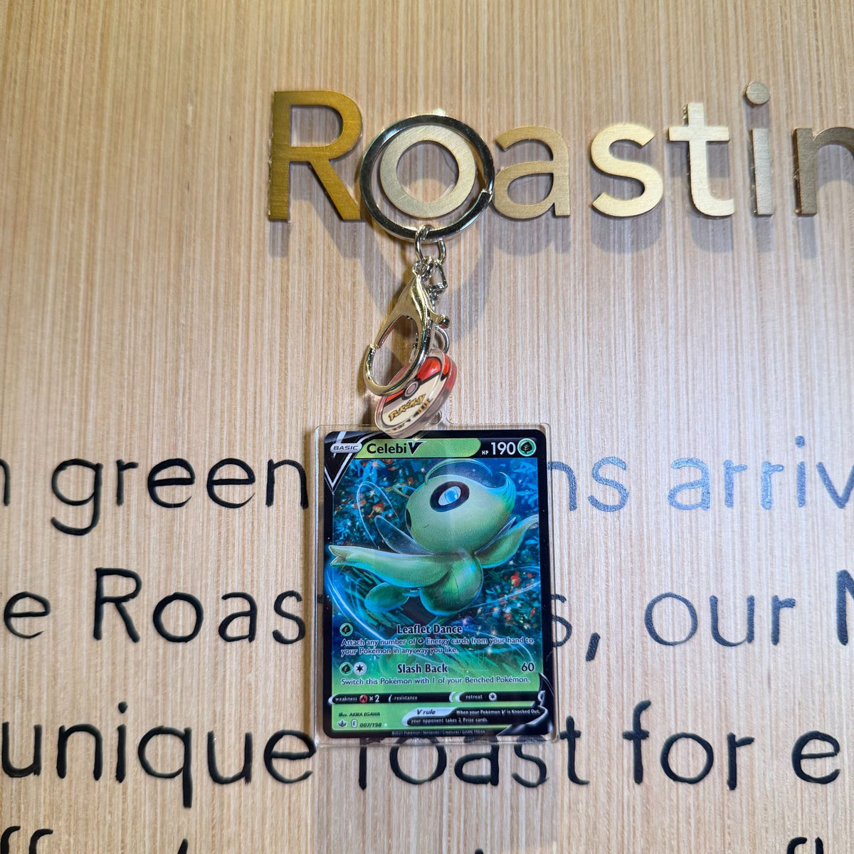 Acrylic Card Keychain with Ball Charm | Monster Card Series Vol.2 | 50 Styles - Style 35