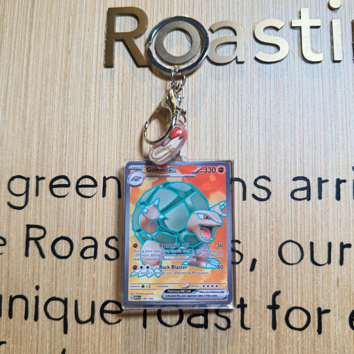 Double-Sided Acrylic Card Keychain | Monster Card Series | 49 Styles - Style 26