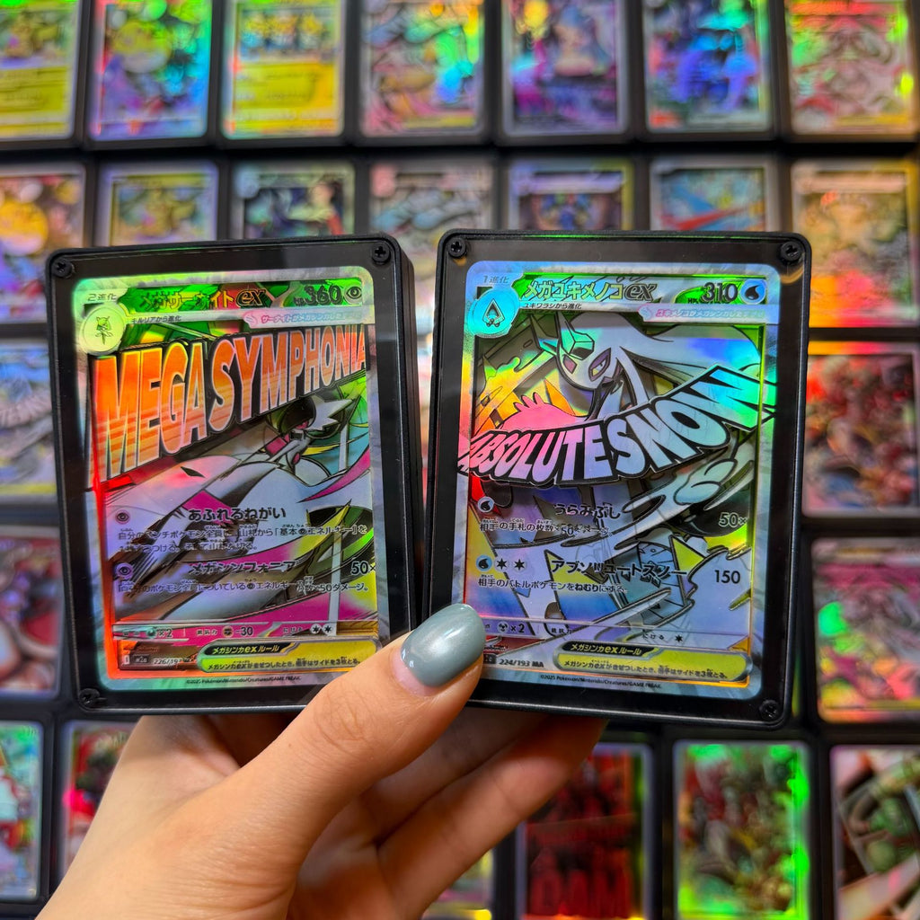 LED Light-Up Holographic Paper-Cut Fridge Magnet | Anime Card Art | 21 Styles