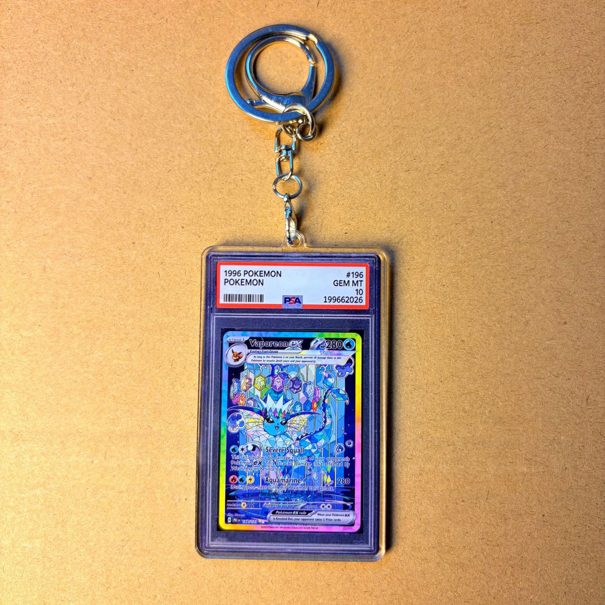 Mini Graded-Slab Card Keychain | Acrylic Collector Slab | 70 Styles - Style 32