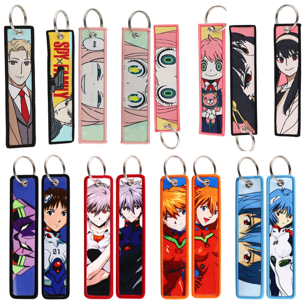 Woven Fabric Keychain | Spy & Mecha Collection | 11 Styles