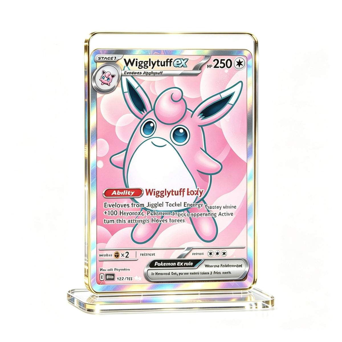 Holographic Acrylic Card Display Stand | Costume Pika Series | 31 Styles - Style 25