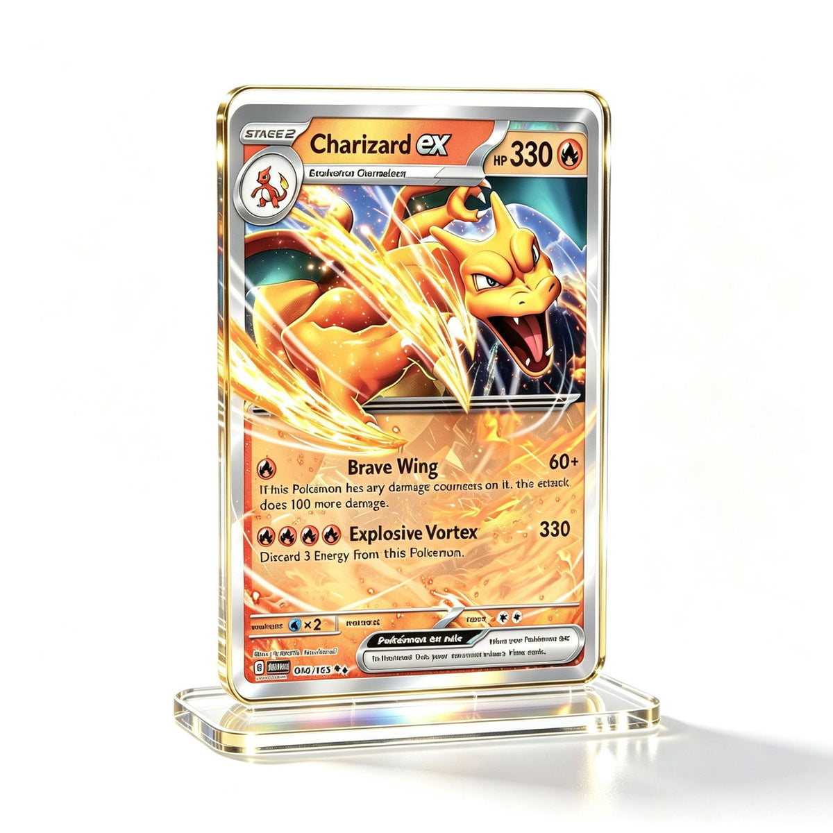 Holographic Acrylic Card Display Stand | Costume Pika Series | 31 Styles - Style 31