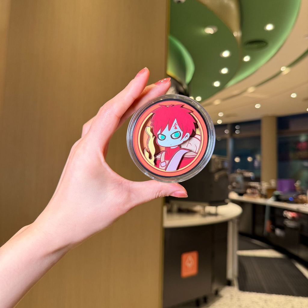 3D Layered Paper-Cut Fridge Magnet | Shinobi Collection | 14 Styles - Style 01