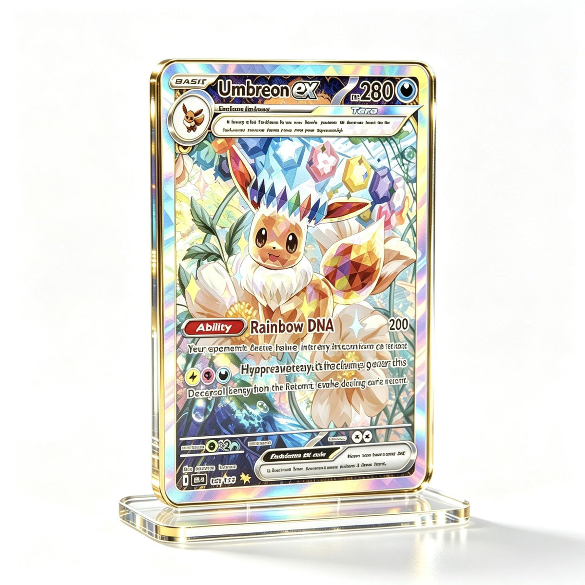 Holographic Acrylic Card Display Stand | Costume Pika Series | 31 Styles - Style 09