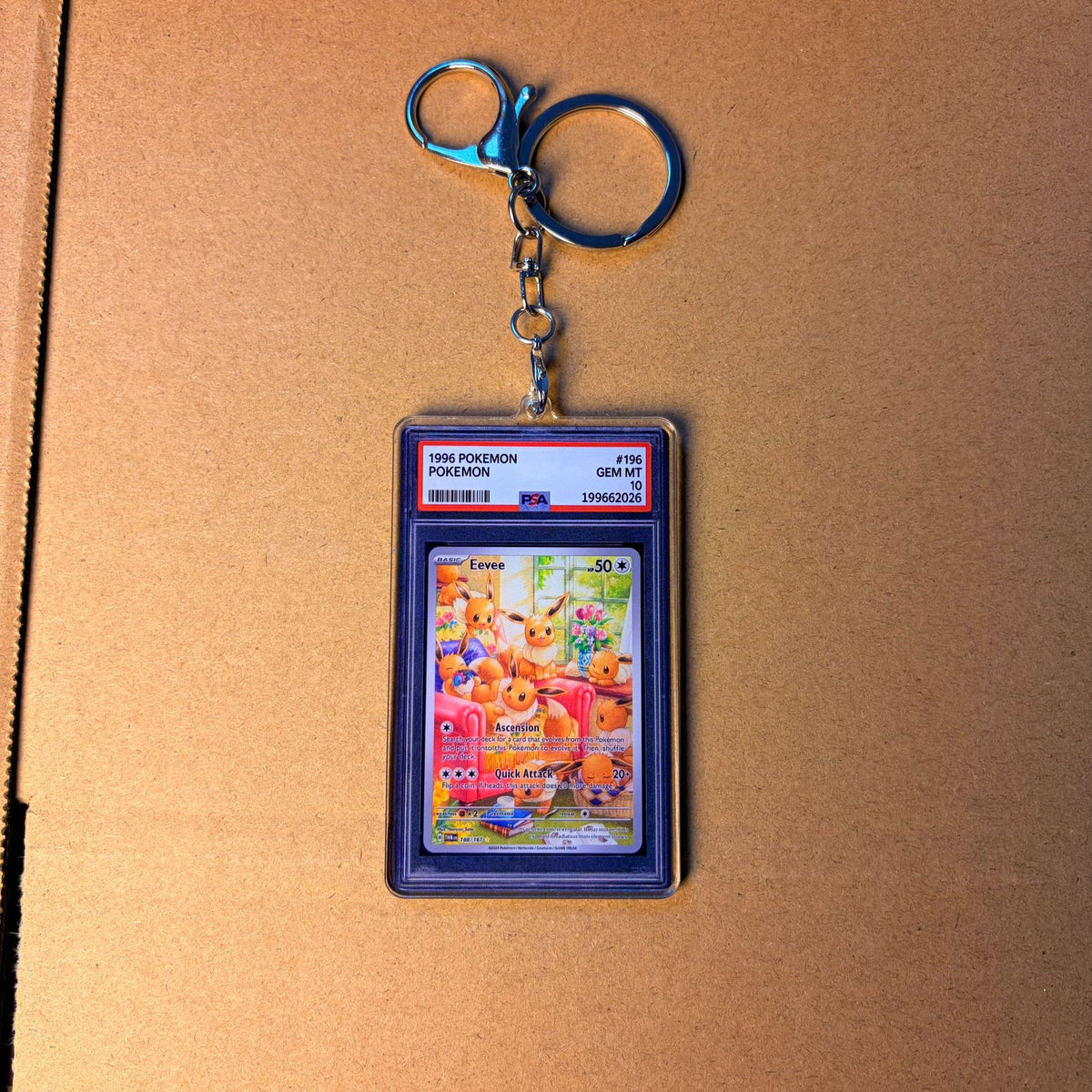 Mini Graded-Slab Card Keychain | Acrylic Collector Slab | 70 Styles - Style 03