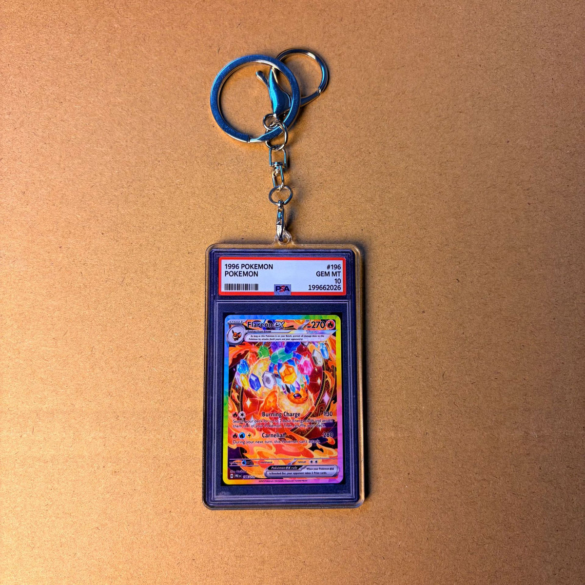 Mini Graded-Slab Card Keychain | Acrylic Collector Slab | 70 Styles - Style 04
