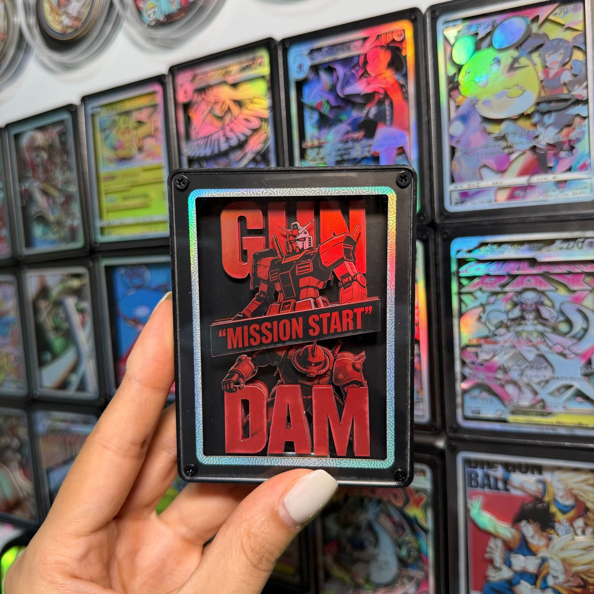 3D holographic paper-cut fridge magnet - Style 03
