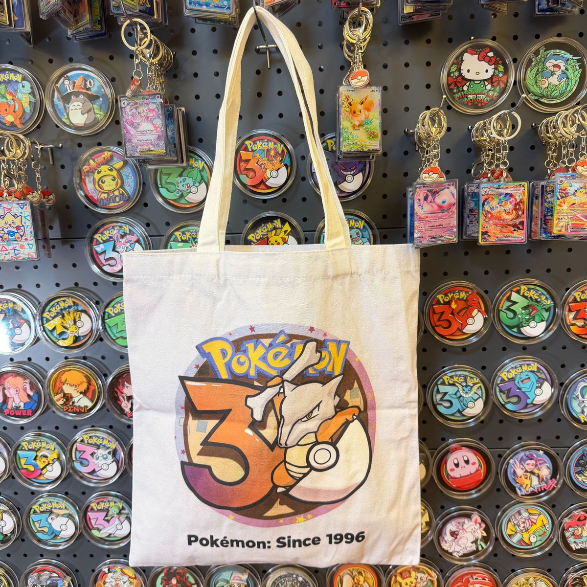 Pikachu 30th Anniversary Canvas Tote Bag | Pokémon Print | 42 Styles - Style 03