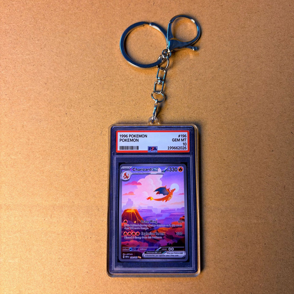 Mini Graded-Slab Card Keychain | Acrylic Collector Slab | 70 Styles - Style 29