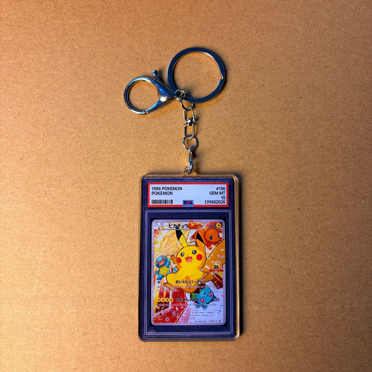 Mini Graded-Slab Card Keychain | Acrylic Collector Slab | 70 Styles - Style 48