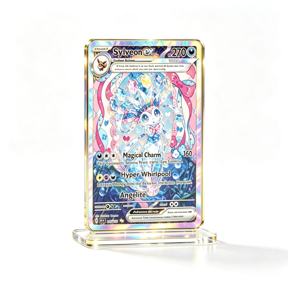 Holographic Acrylic Card Display Stand | Costume Pika Series | 31 Styles - Style 05