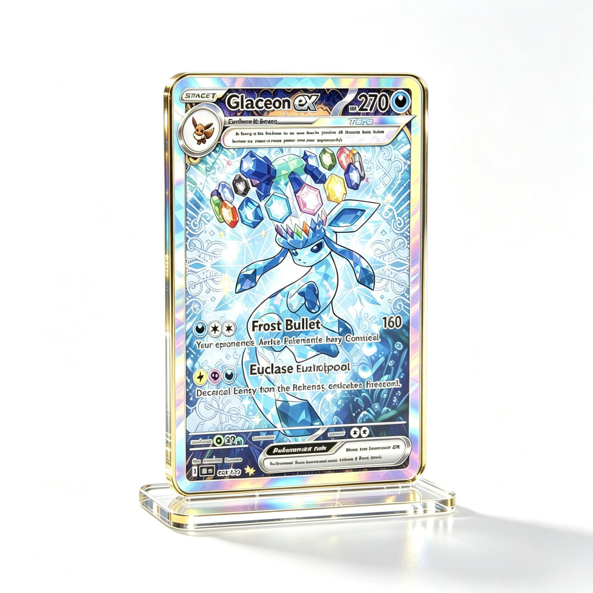 Holographic Acrylic Card Display Stand | Costume Pika Series | 31 Styles - Style 04
