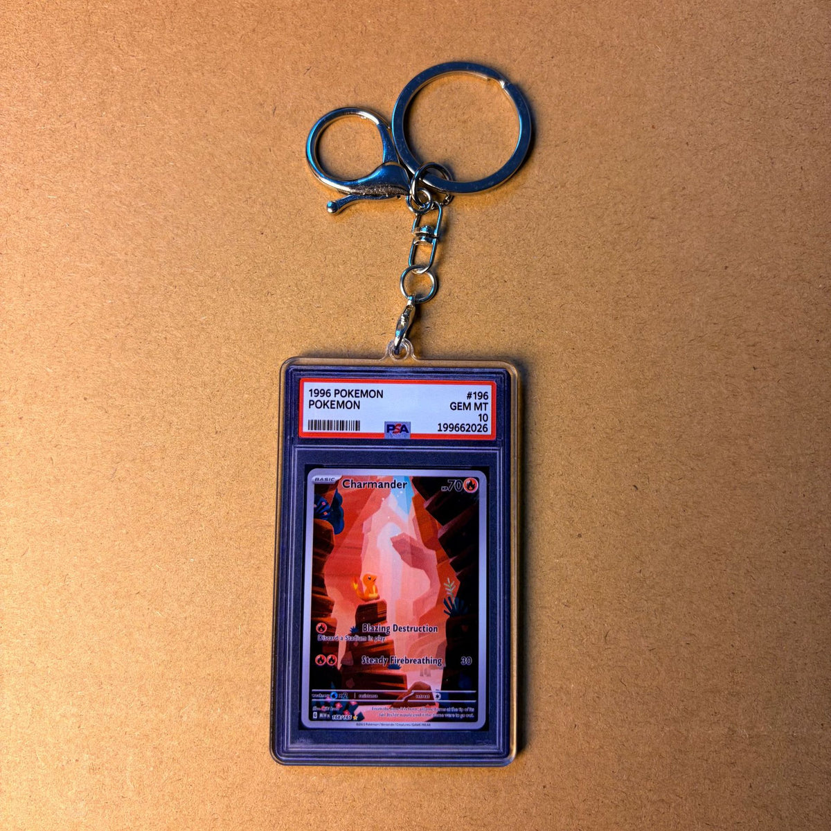 Mini Graded-Slab Card Keychain | Acrylic Collector Slab | 70 Styles - Style 42