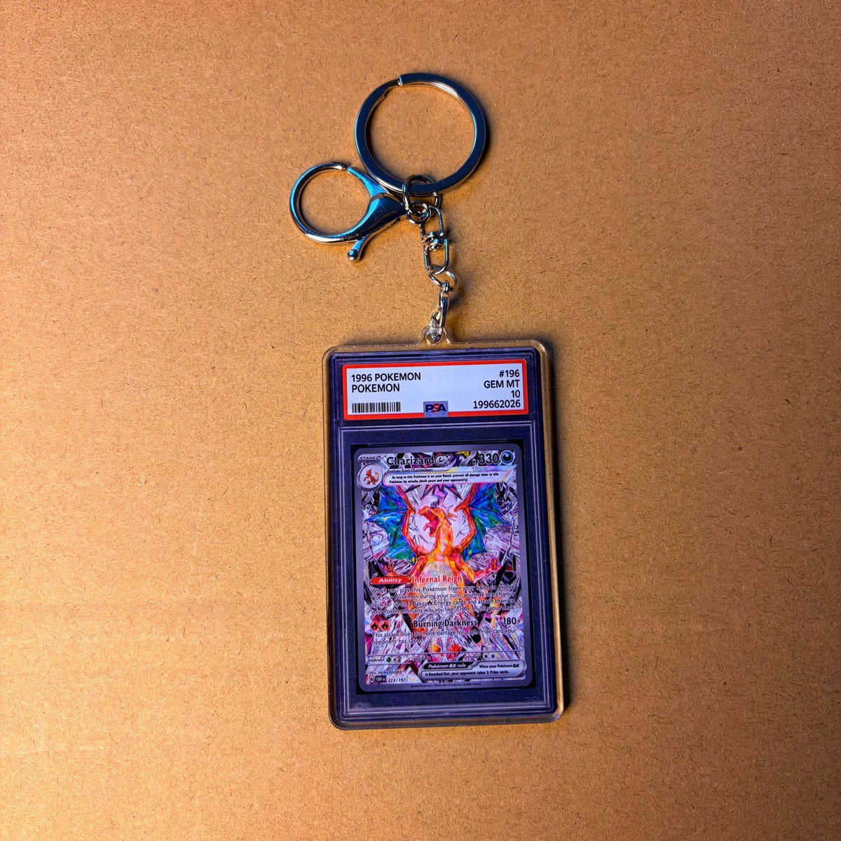 Mini Graded-Slab Card Keychain | Acrylic Collector Slab | 70 Styles - Style 65