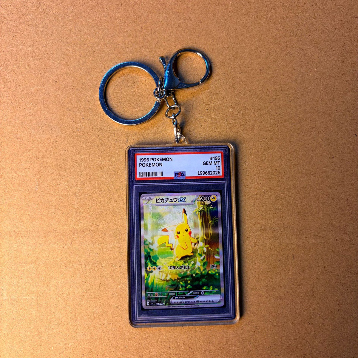 Mini Graded-Slab Card Keychain | Acrylic Collector Slab | 70 Styles - Style 70
