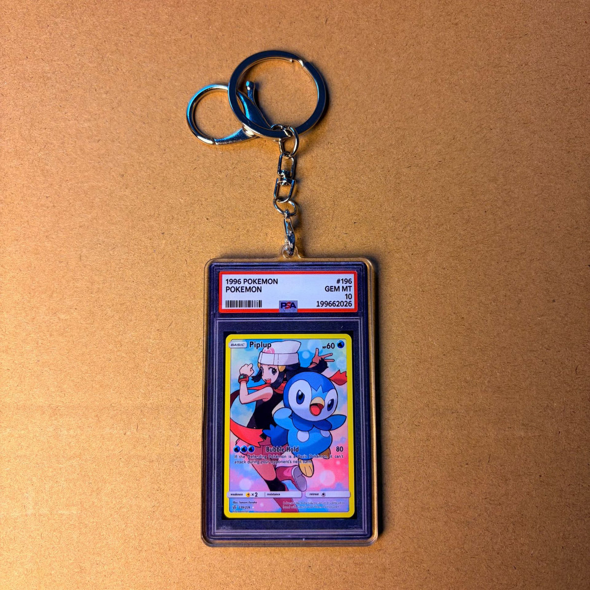 Mini Graded-Slab Card Keychain | Acrylic Collector Slab | 70 Styles - Style 56