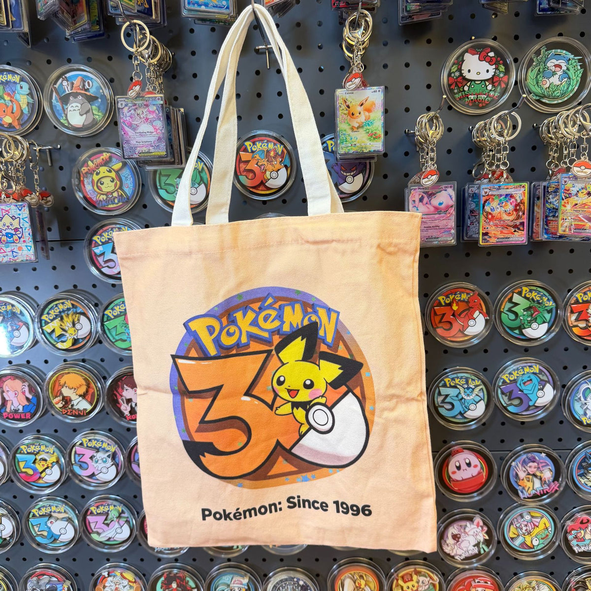 Pikachu 30th Anniversary Canvas Tote Bag | Pokémon Print | 42 Styles - Style 30