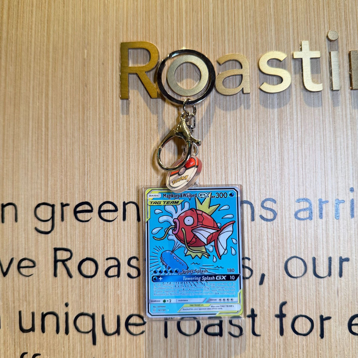 Acrylic Card Keychain with Ball Charm | Monster Card Series Vol.2 | 50 Styles - Style 43