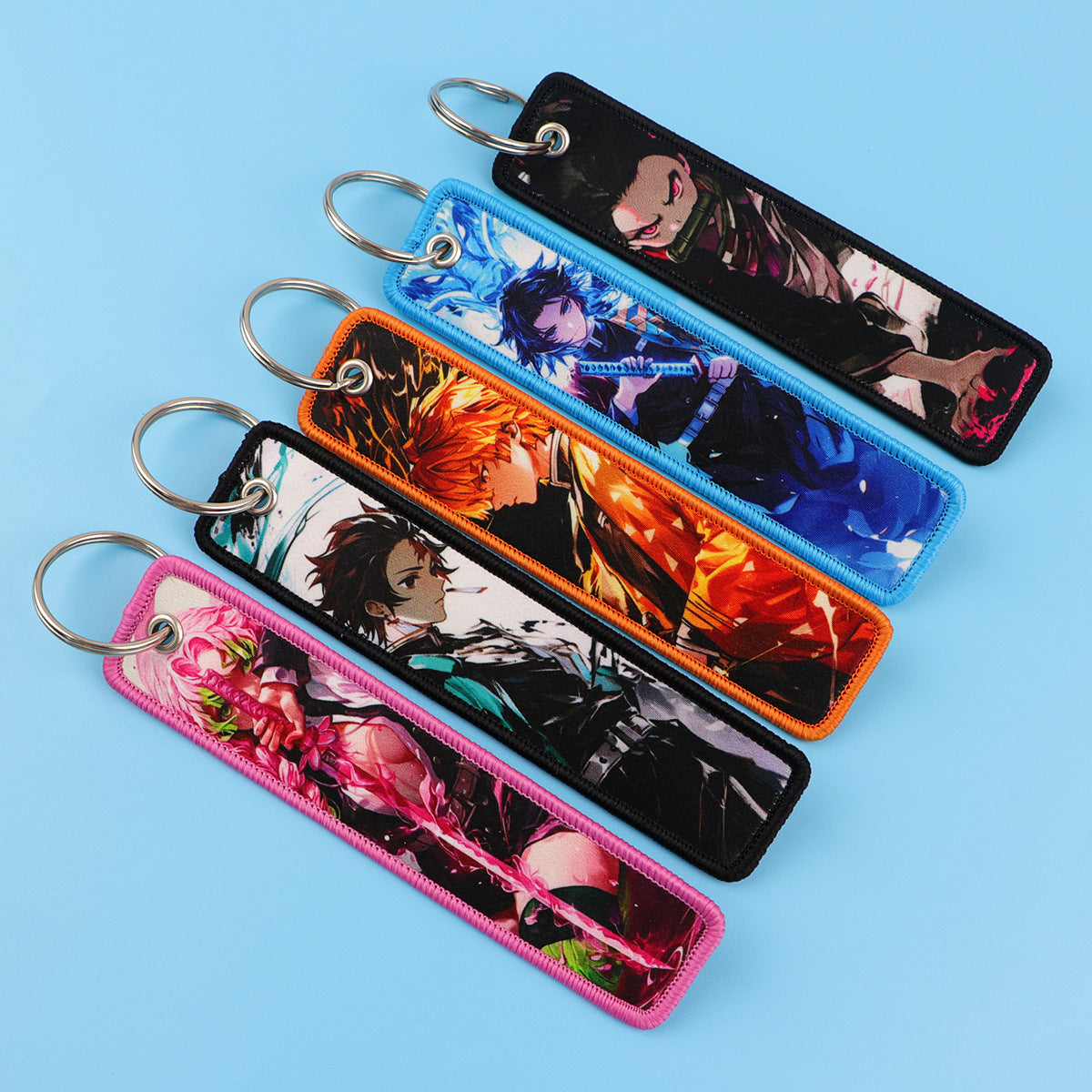 Woven Fabric Keychain | Demon Hunter Collection | 42 Styles
