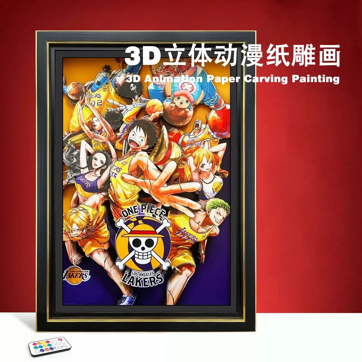 3D Paper Carving Art Print | Anime Wall Decor | 47 Designs - Style 09
