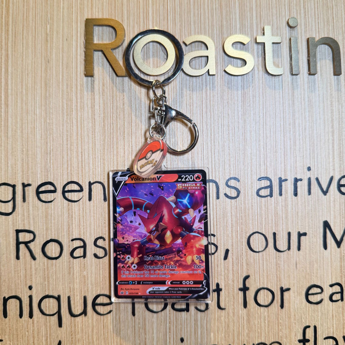 Acrylic Card Keychain with Ball Charm | Monster Card Series Vol.2 | 50 Styles - Style 17