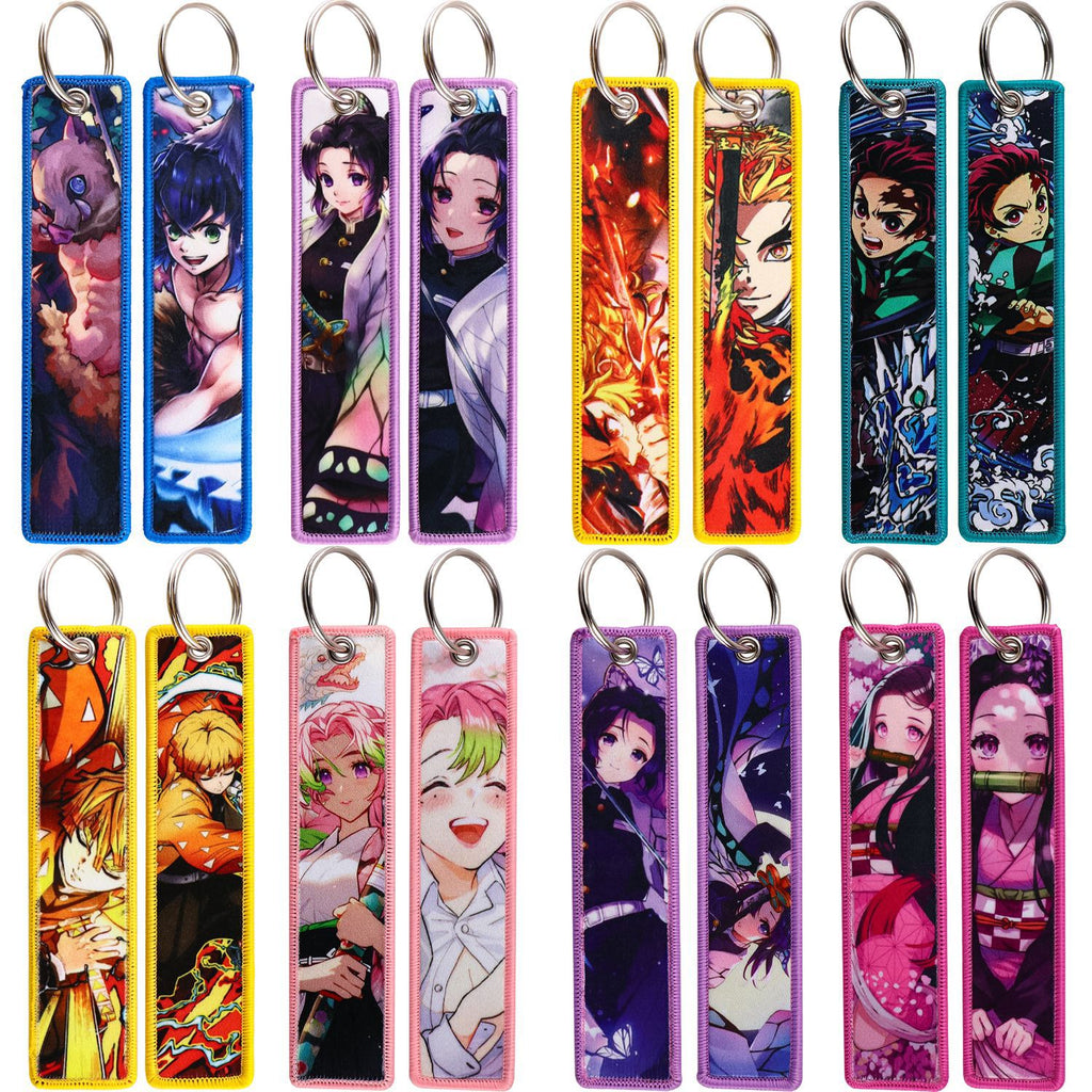Woven Fabric Keychain | Demon Hunter Collection | 42 Styles